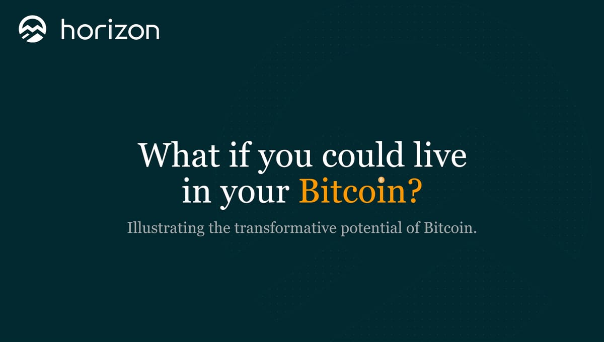 What If You Could Live in Your Bitcoin?